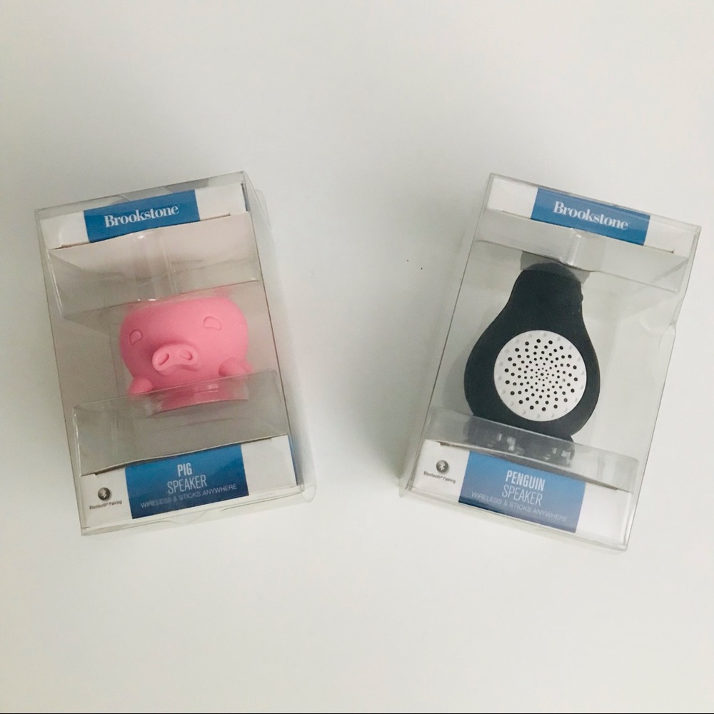 Brookstone Bluetooth Speakers Set Two